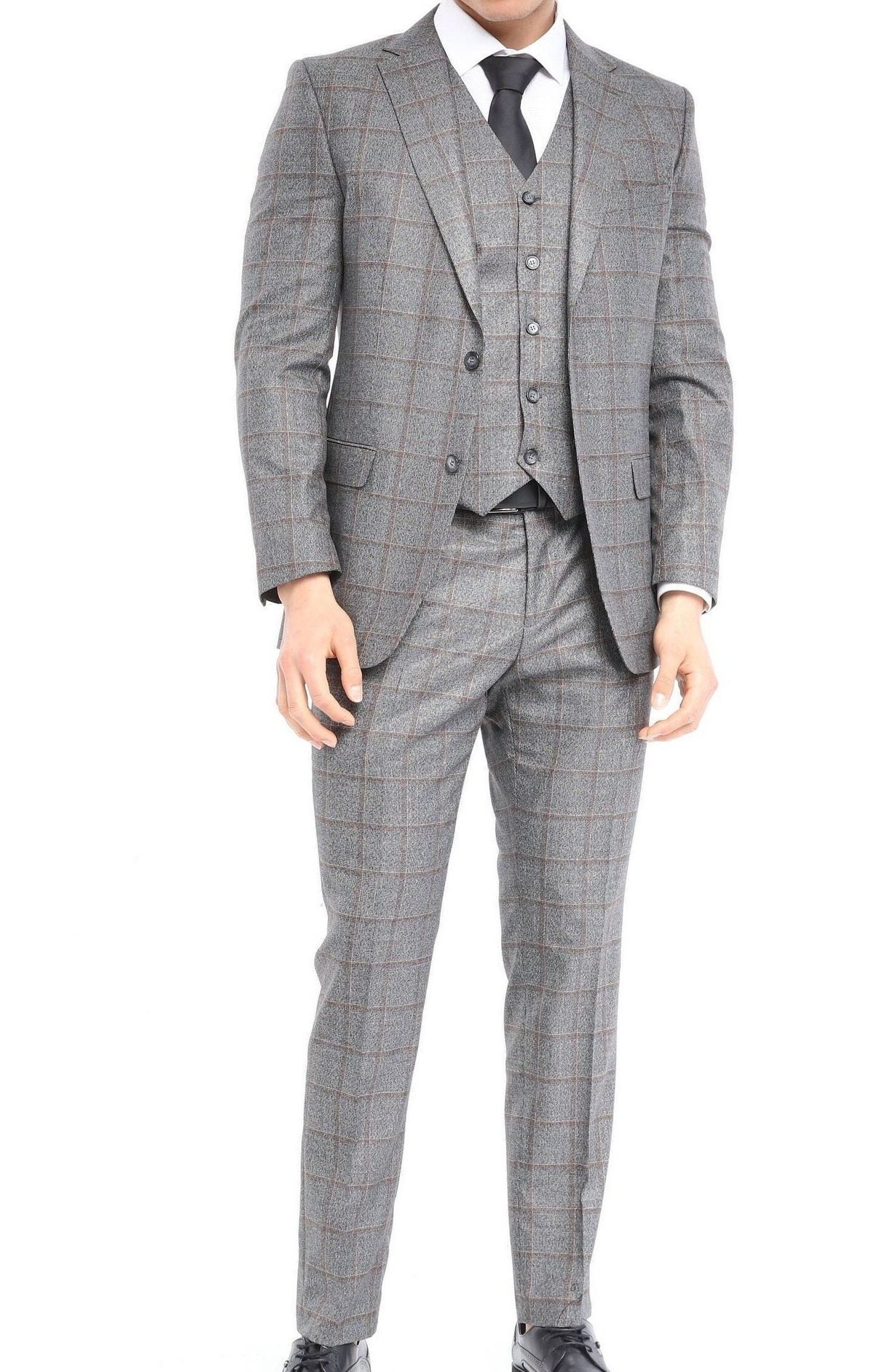 Grey Checkered Suit